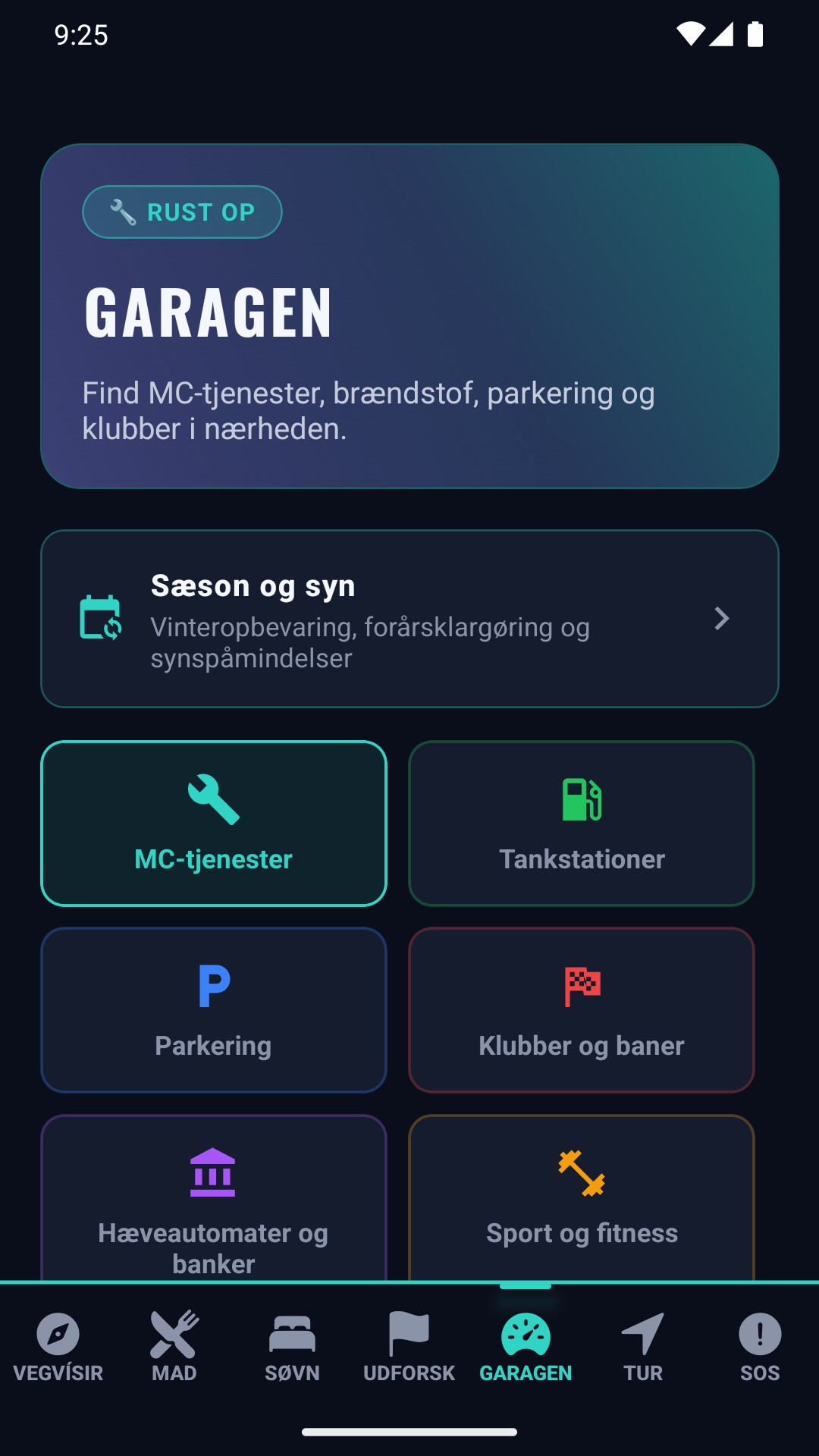 Garage-skærm
